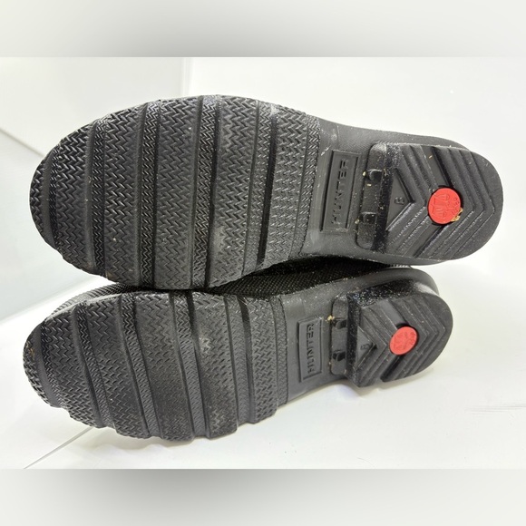 Like new black glitter Hunter Woman/Big Girl (starcloud) size 5 - Picture 6 of 8